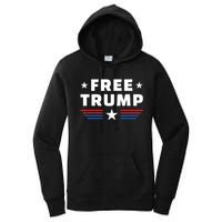 Free Trump Women's Pullover Hoodie