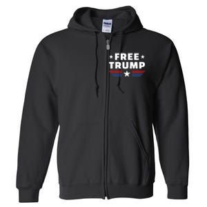 Free Trump Full Zip Hoodie