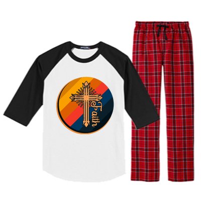 Faith T Raglan Sleeve Pajama Set