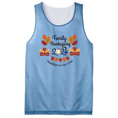 Family Thanksgiving Mesh Reversible Basketball Jersey Tank