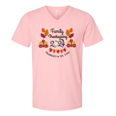 Family Thanksgiving V-Neck T-Shirt