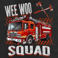 Fire Truck Firefighters Lovers Wee Woo Squad Adult Drive Performance Visor