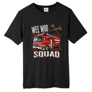 Fire Truck Firefighters Lovers Wee Woo Squad Tall Fusion ChromaSoft Performance T-Shirt