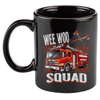 Fire Truck Firefighters Lovers Wee Woo Squad 11oz C Handle Ceramic Mug