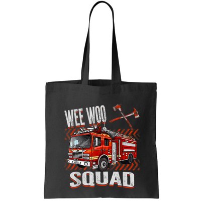 Fire Truck Firefighters Lovers Wee Woo Squad Bag