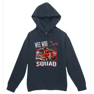 Fire Truck Firefighters Lovers Wee Woo Squad Urban Pullover Hoodie