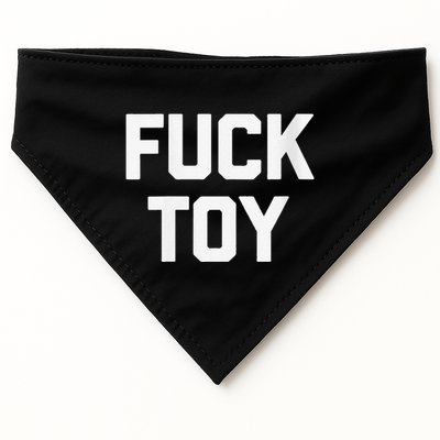 Fuck Toy Funny Saying Sarcastic Novelty Sexy Sex USA-Made Doggie Bandana