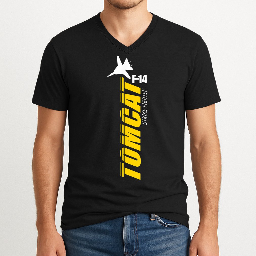 F14 Tomcat V-Neck T-Shirt