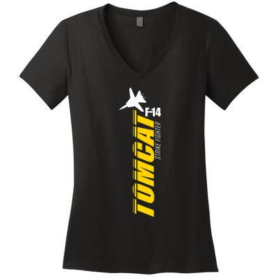 F14 Tomcat Women's V-Neck T-Shirt