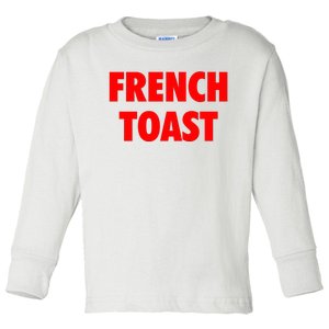 French Toast Toddler Long Sleeve Shirt