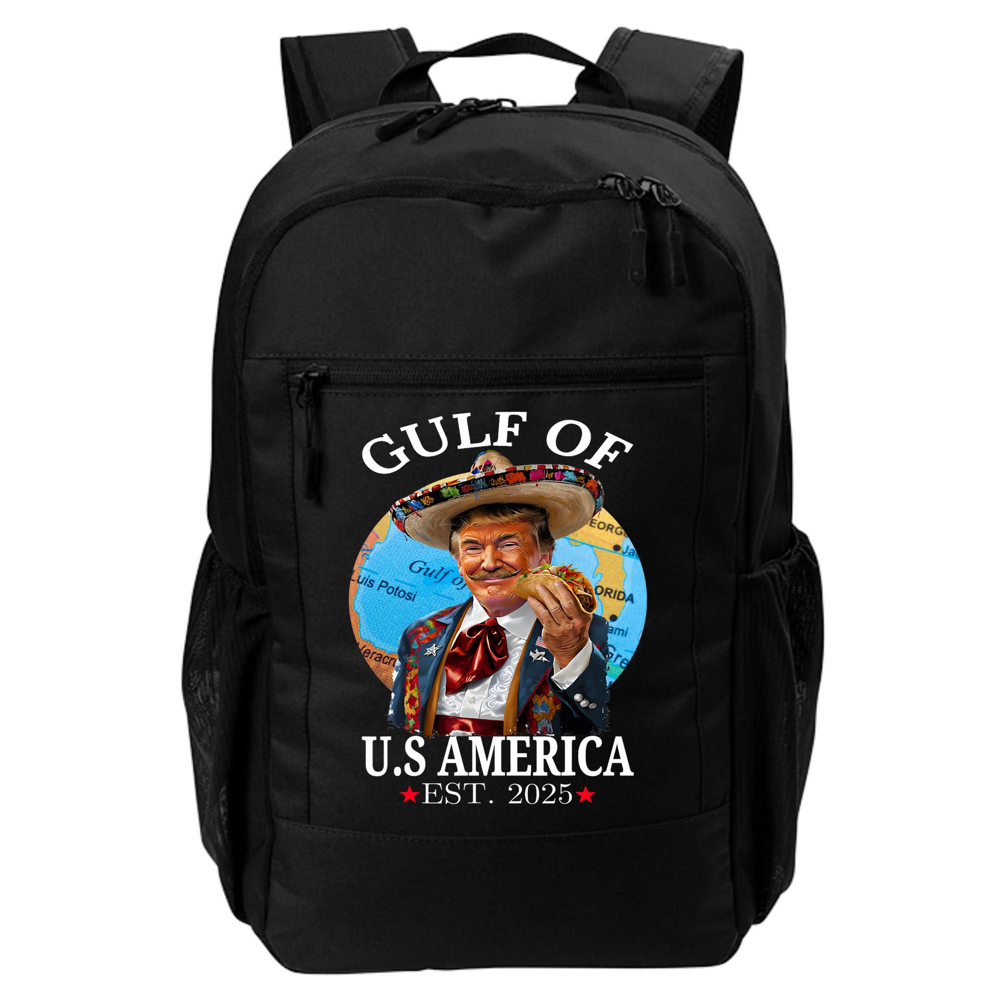 Funny Trump   Gulf Of US America 2025 Trump Merchandise Backpack