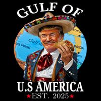Funny Trump   Gulf Of US America 2025 Trump Merchandise Bucket Hat