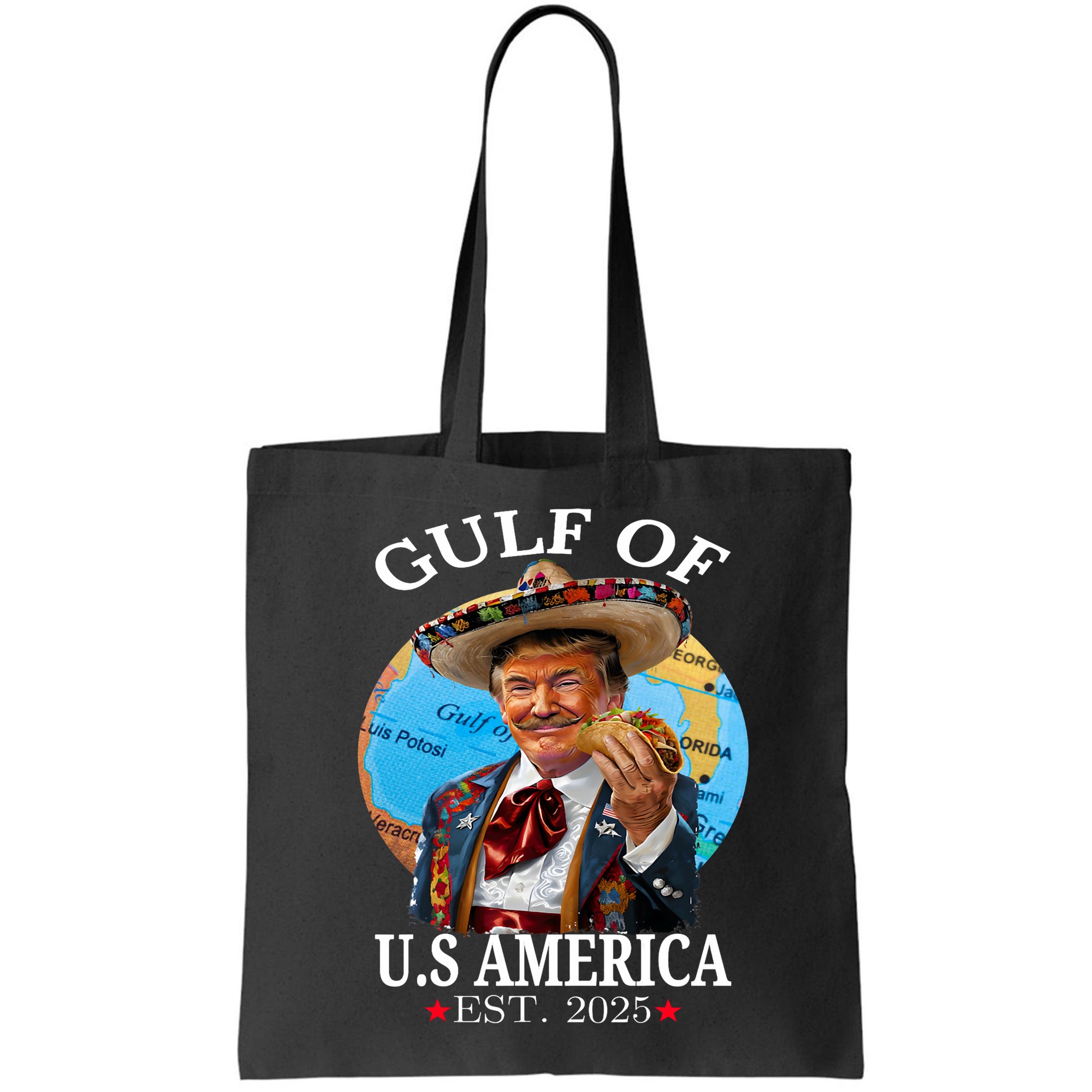 Funny Trump   Gulf Of US America 2025 Trump Merchandise Bag