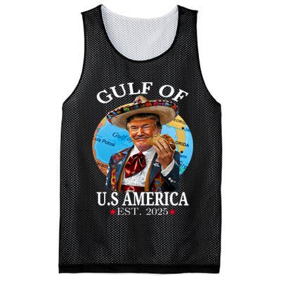 Funny Trump   Gulf Of US America 2025 Trump Merchandise Mesh Reversible Basketball Jersey Tank