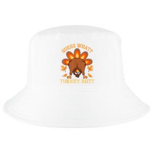 Funny Thanksgiving Guess What Turkey Butt Cool Comfort Performance Bucket Hat