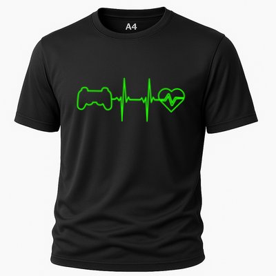 Funny Typical Gamer Heartbeat N Funny Gift Video Game Gift Performance Shirt