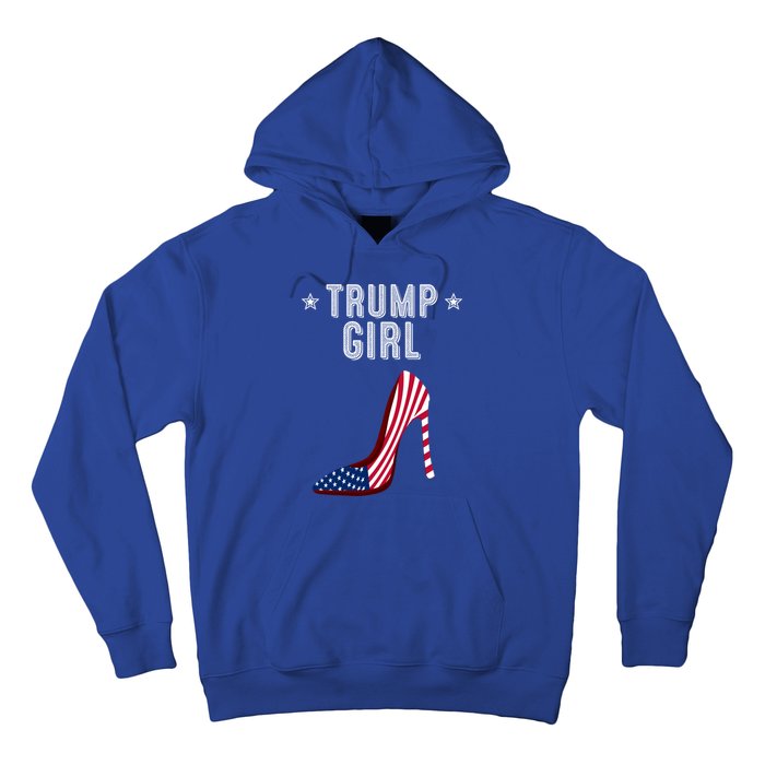 Funny Trump Gift Cute High Heel American Flag Great Gift Hoodie