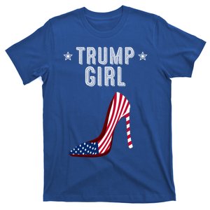 Funny Trump Gift Cute High Heel American Flag Great Gift T-Shirt