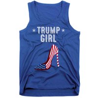 Funny Trump Gift Cute High Heel American Flag Great Gift Tank Top