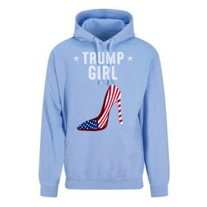 Funny Trump Gift Cute High Heel American Flag Great Gift Unisex Surf Hoodie