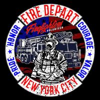 Firefighter Truck Gear Fire Department New York Firefighters Bucket Hat