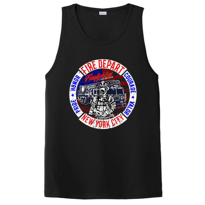 Firefighter Truck Gear Fire Department New York Firefighters PosiCharge Competitor Tank