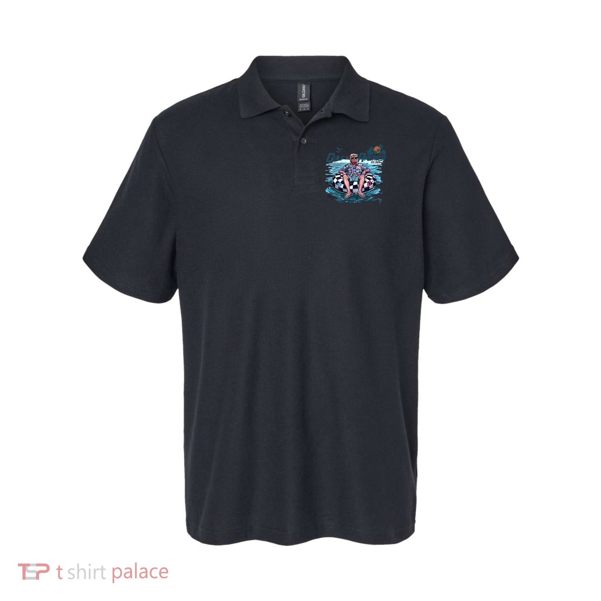 Funny Trump Gulf Of Us America Est 2025  Softstyle Adult Sport Polo