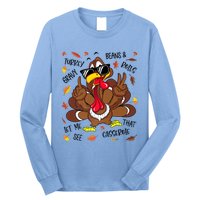 Funny Turkey Gravy Beans And Rolls Thanksgiving Turkey Family Gift Long Sleeve Shirt