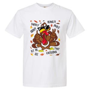 Funny Turkey Gravy Beans And Rolls Thanksgiving Turkey Family Gift Garment-Dyed Heavyweight T-Shirt