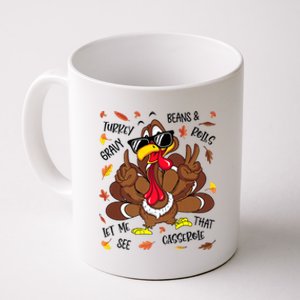 Funny Turkey Gravy Beans And Rolls Thanksgiving Turkey Family Gift Coffee Mug