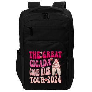 Funny The Great Cicada Comeback 2024 Impact Tech Backpack