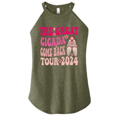 Funny The Great Cicada Comeback 2024 Women’s Perfect Tri Rocker Tank