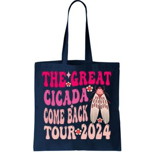 Funny The Great Cicada Comeback 2024 Tote Bag