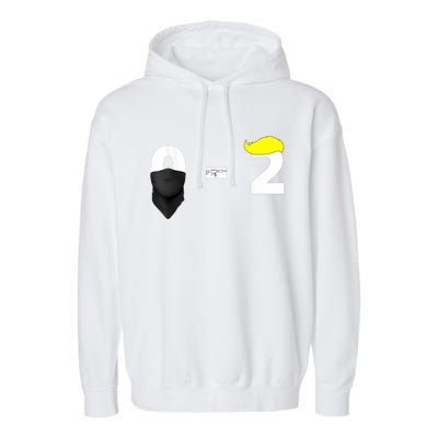 Funny Trump Golf Course Gunshots 0 2 Trump Is Safe Garment-Dyed Fleece Hoodie