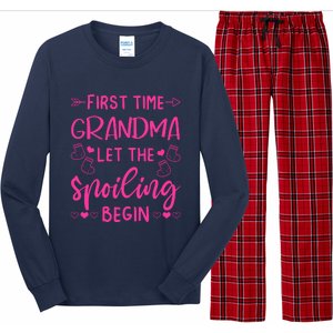 First Time Grandma Let The Spoiling Begin Long Sleeve Pajama Set