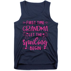 First Time Grandma Let The Spoiling Begin Tank Top