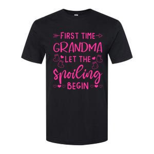 First Time Grandma Let The Spoiling Begin Softstyle CVC T-Shirt