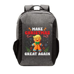 Funny Trump Gingerbread Man Make Christmas Great Again 2024 Vector Backpack