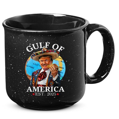 Funny Trump Gulf Of Us America 2025 Trump Merchandise .Png 15oz Campfire Ceramic Mug