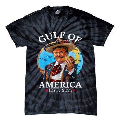 Funny Trump Gulf Of Us America 2025 Trump Merchandise .Png Tie-Dye T-Shirt