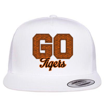 Fenton Tigers Go! School Pride Flat Bill Trucker Hat