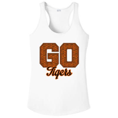 Fenton Tigers Go! School Pride Ladies PosiCharge Competitor Racerback Tank