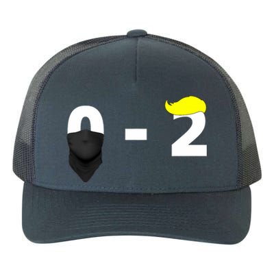 Funny Trump Golf Course Gunshots 0 2 Trump Is Safe Yupoong Adult 5-Panel Trucker Hat