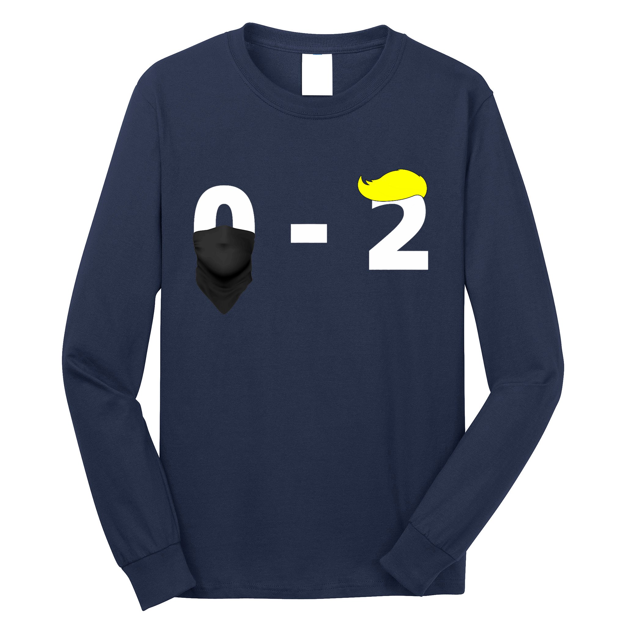 Funny Trump Golf Course Gunshots 0 2 Trump Is Safe Long Sleeve Shirt