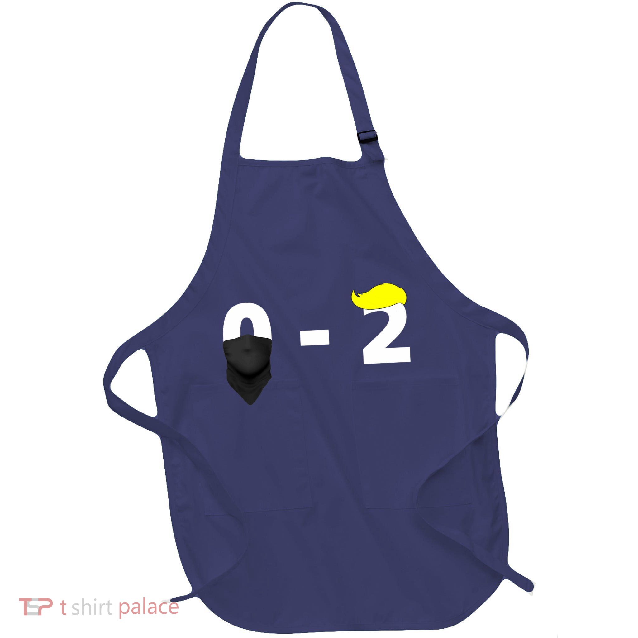 Funny Trump Golf Course Gunshots 0 2 Trump Is Safe Full-Length Apron With Pockets