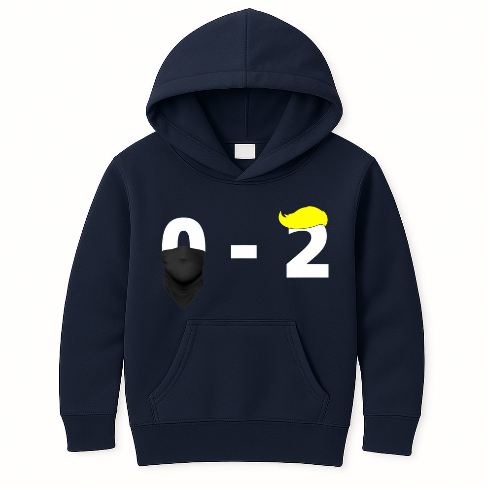 Funny Trump Golf Course Gunshots 0 2 Trump Is Safe Kids Hoodie