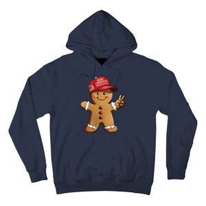 Funny Trump Gingerbread Man Make Christmas Great Again 2024 Tall Hoodie