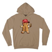 Funny Trump Gingerbread Man Make Christmas Great Again 2024 Hoodie