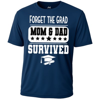 Forget The Grad Mom And Dad Survived Graduation Family Performance Shirt