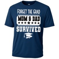 Forget The Grad Mom And Dad Survived Graduation Family Cooling Performance Crew T-Shirt